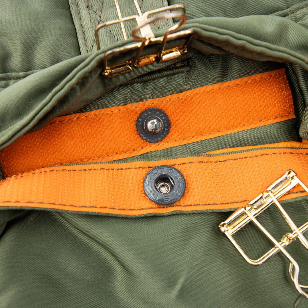 A122【ポーター／タンカー】トートバッグ　ビジネス　エキスパンダブル　グリーン