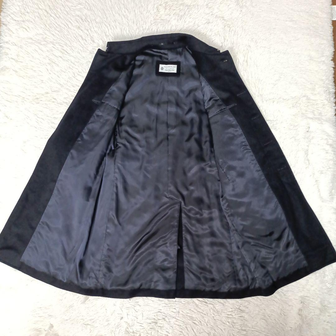 美品■TOMORROWLAND PILGRIM カシミヤ混 ステンカラーコート