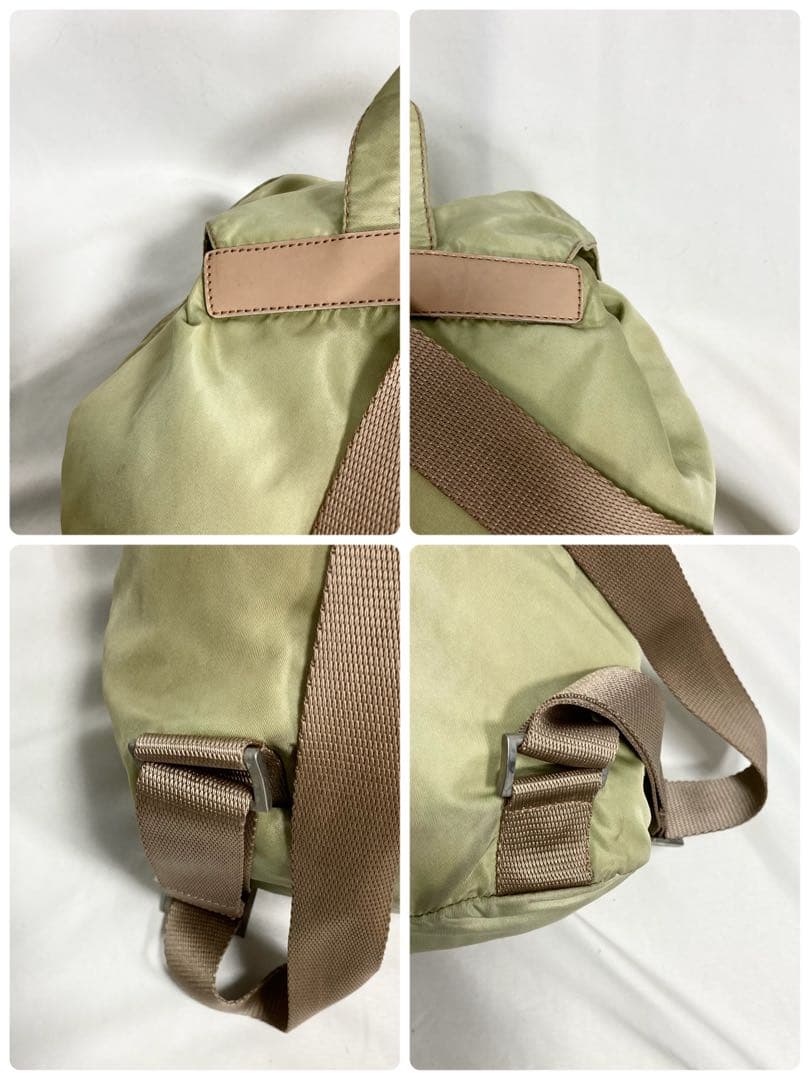 プラダ ナイロン リュック バックパック 三角ロゴ 金具 大容量 多機能 A4