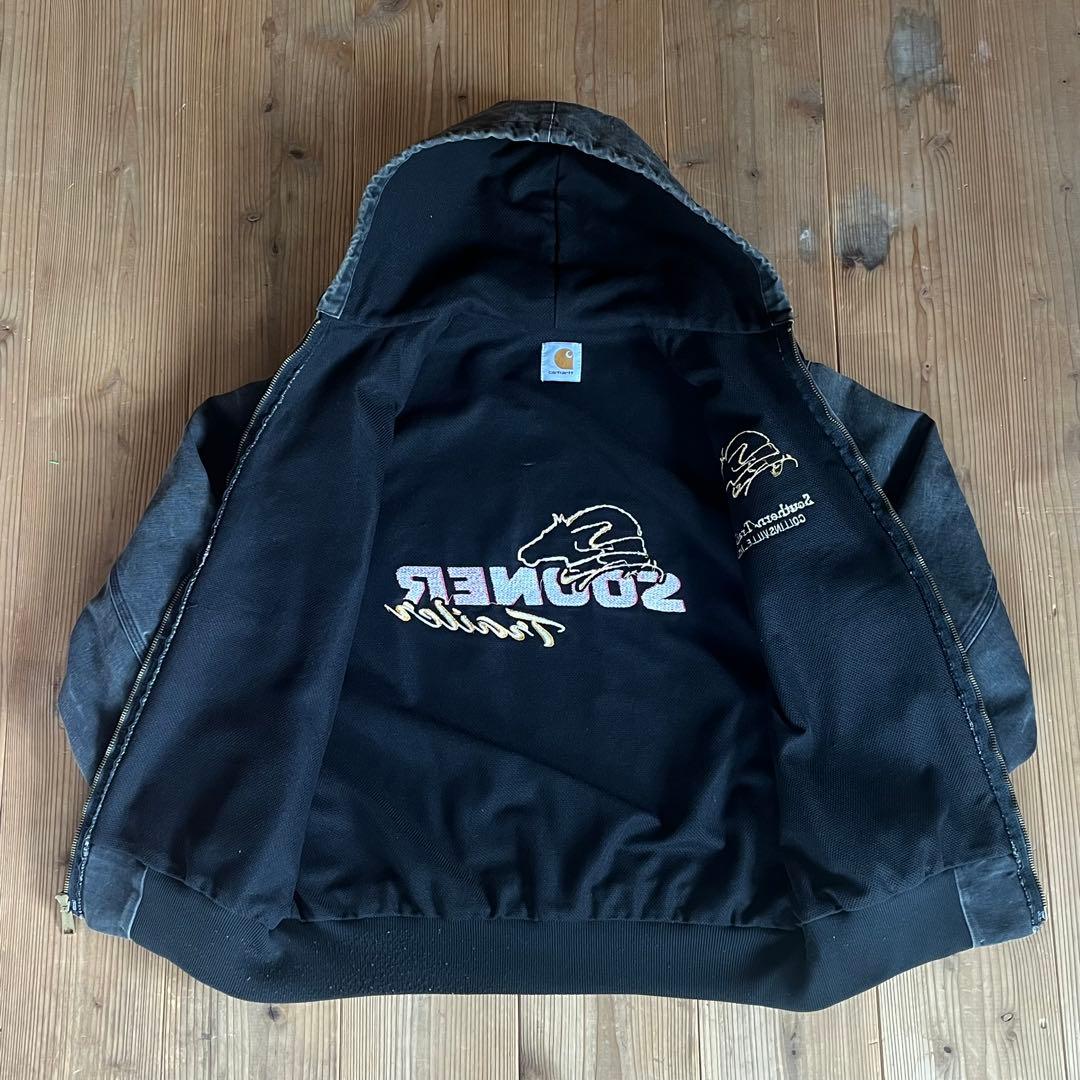 ちゃい カーハート アクティブ ジャケット ブラック 企業 S