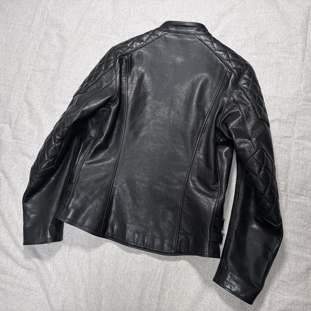 ウミンチュ 様 CRIMIE キルティング レザーライダース 日本製 牛革 M.