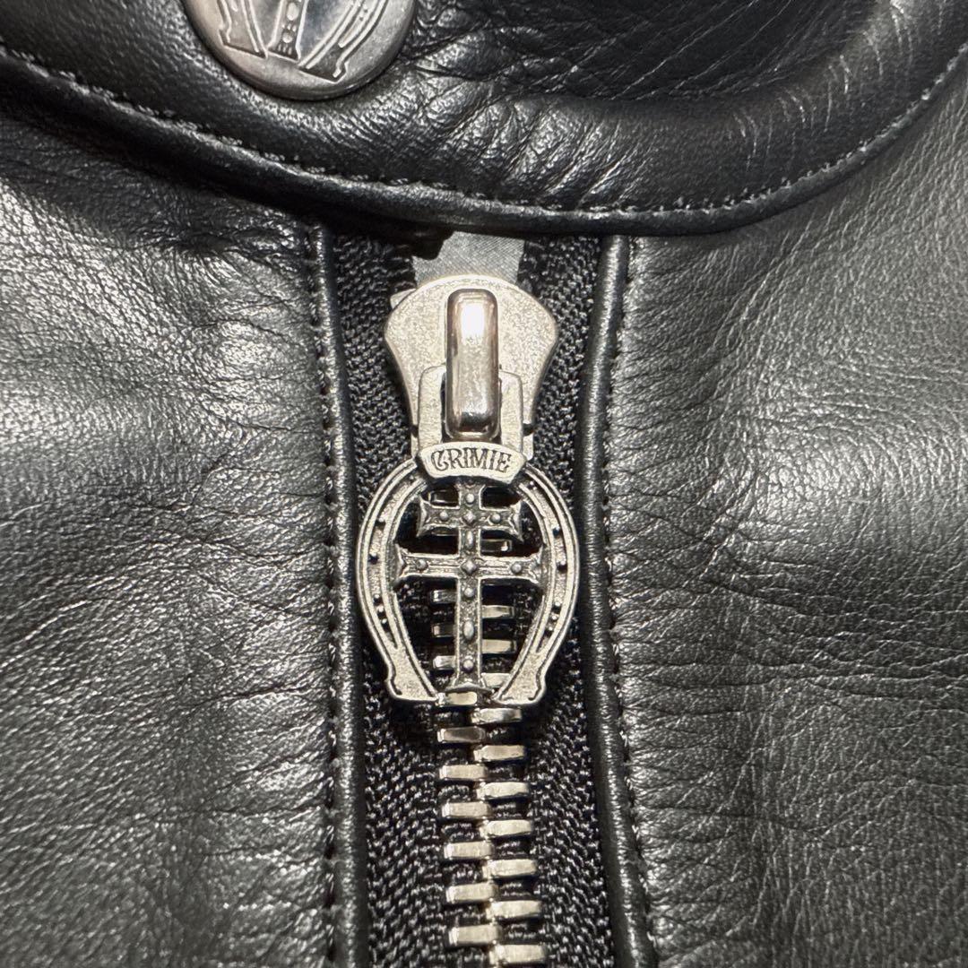 ウミンチュ 様 CRIMIE キルティング レザーライダース 日本製 牛革 M.