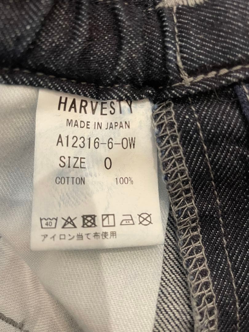 HARVESTY ハーベスティ　デニムサーカスバギーパンツ　0