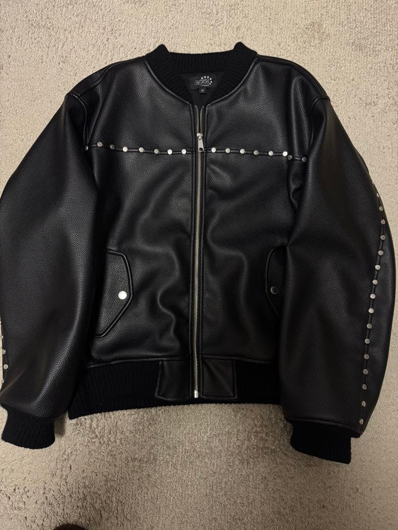 ジャケット・アウター AFB STUDDED BOMBER JACKET M