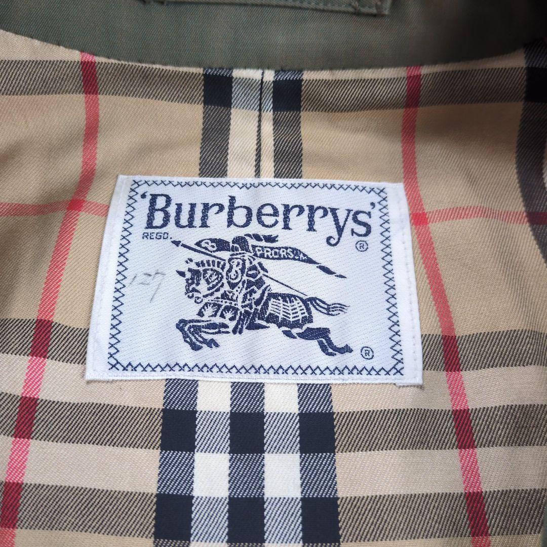 【美品】バーバリーズ ノバチェック 玉虫 ステンカラーコート