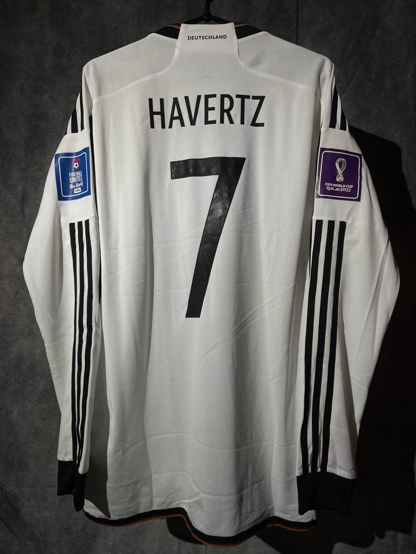 【正規品・長袖・タグ付】ハヴァーツ＃７ドイツ代表2022ユニフォーム (H)