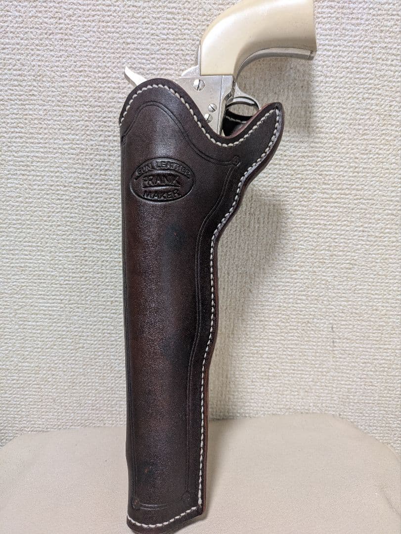 ウエスタン　レザーホルスター【SAA(ピースメーカー)】【ハンドメイド】