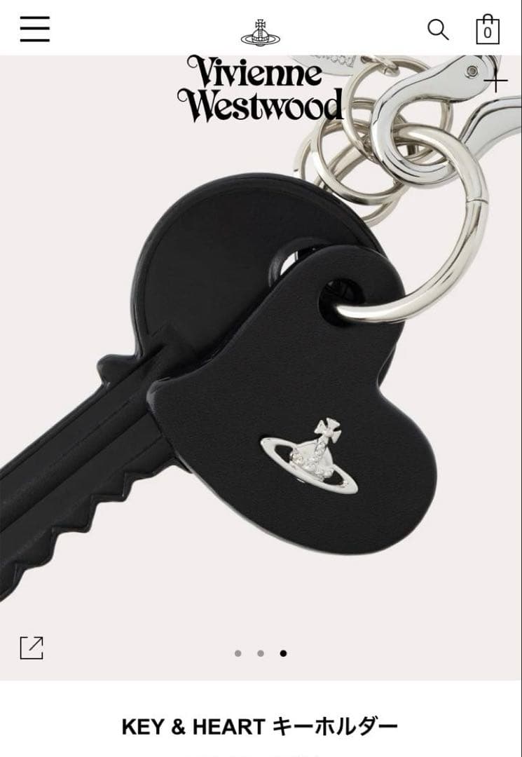 Vivienne Westwood KEY&Heart キーホルダー