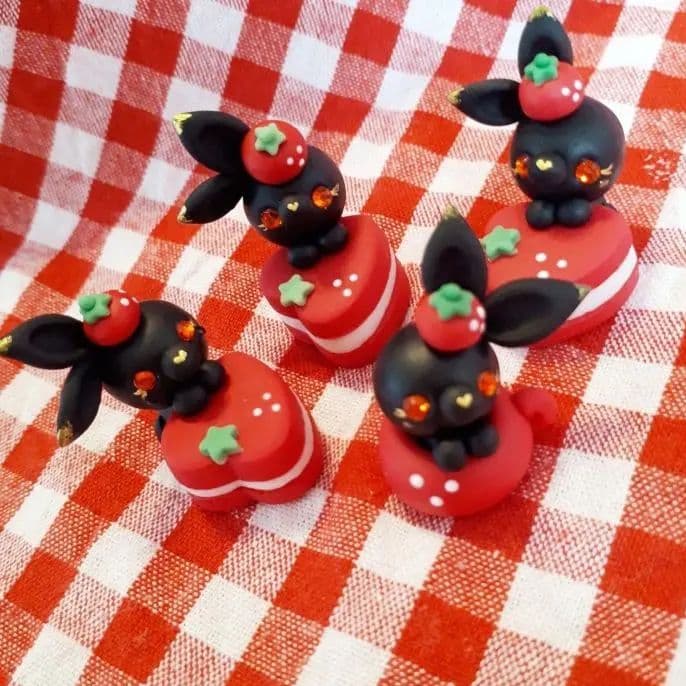 ハート苺♡黒うさぎちゃん