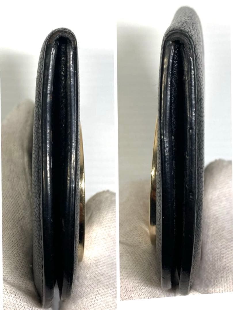 良品　グッチ　インターロッキング　レザー　馬蹄型　ケース　小銭入れ