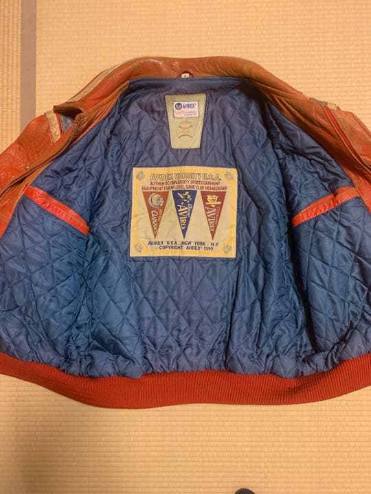 AVIREXレザージャケット