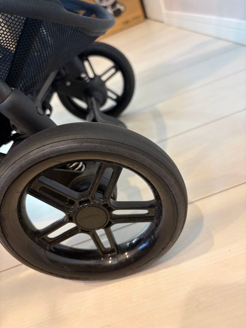 サイベックスメリオカーボン2022　ベージュ　レインカバー&ドリンクホルダー付