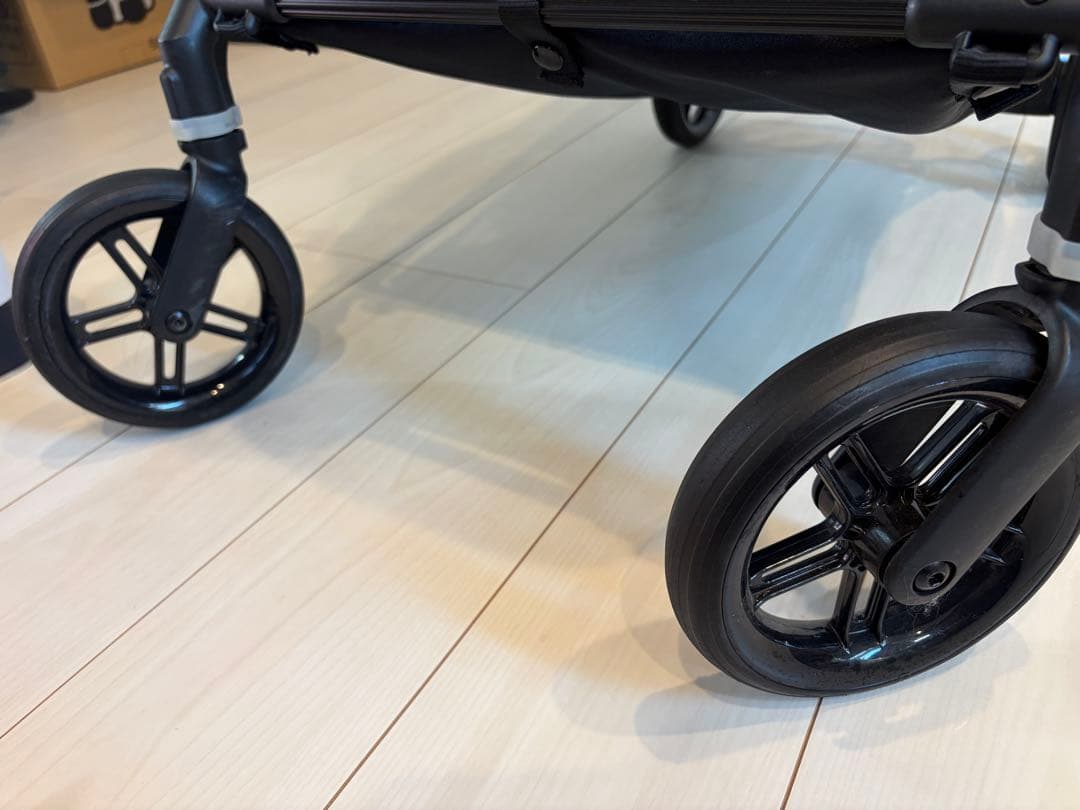 サイベックスメリオカーボン2022　ベージュ　レインカバー&ドリンクホルダー付