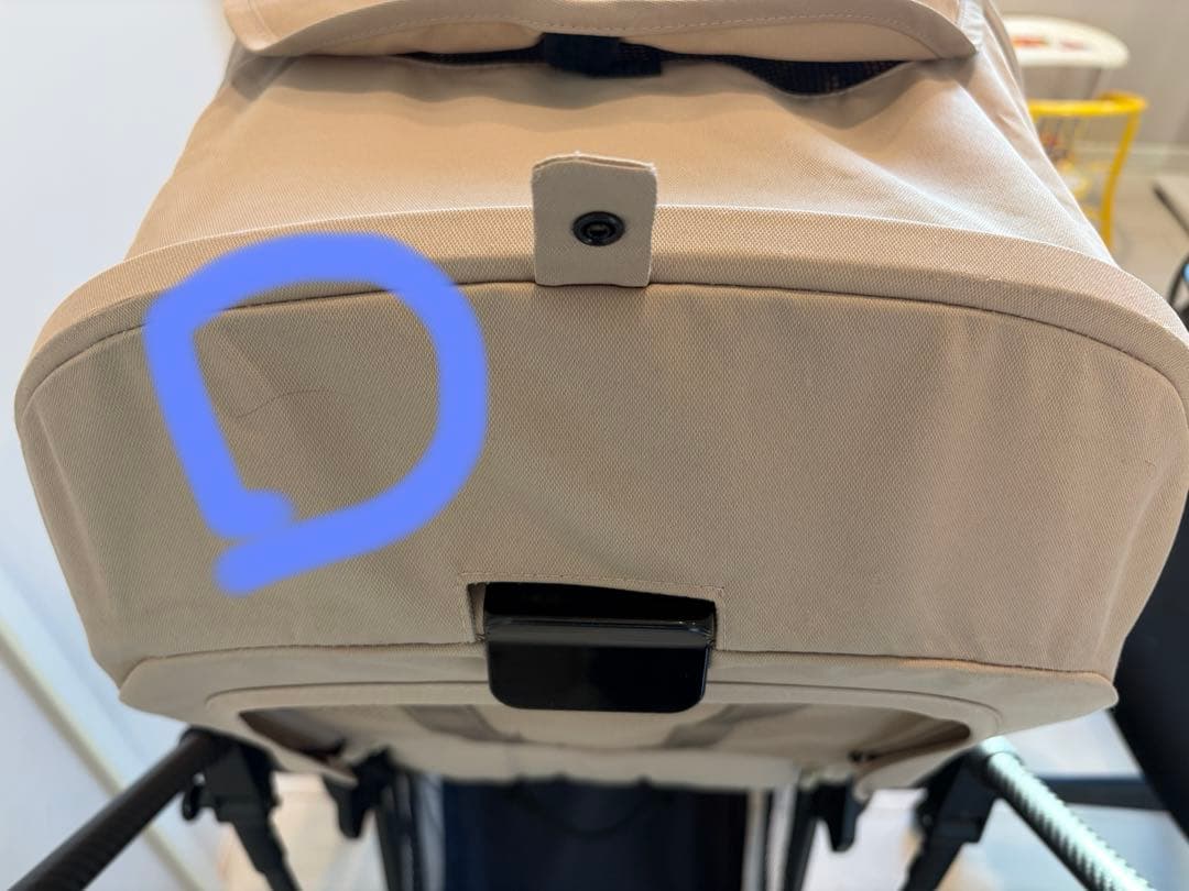 サイベックスメリオカーボン2022　ベージュ　レインカバー&ドリンクホルダー付