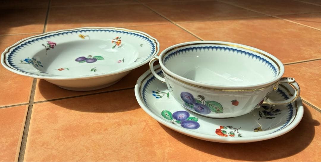 スープカップ・スープ皿 2種セット リチャードジノリ イタリアンフルーツ