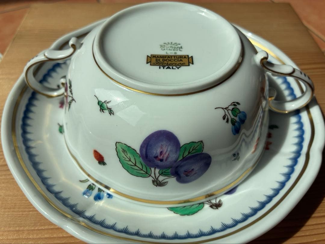 スープカップ・スープ皿 2種セット リチャードジノリ イタリアンフルーツ