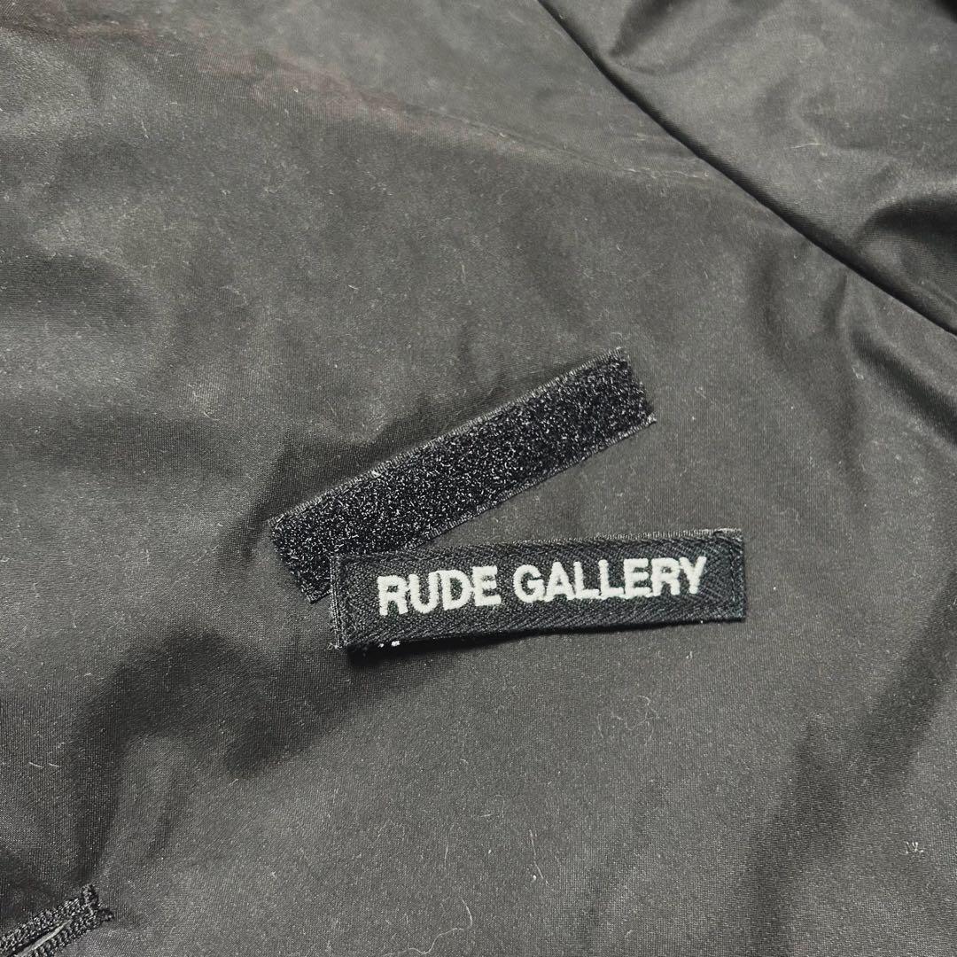 【美品】RUDE GALLERY ブラック キルト ジャケット サイズ３