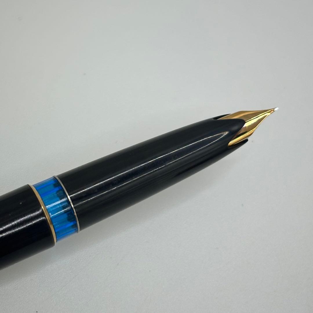 MONTBLANC 万年筆 No,24 青色インクビュー ブラック