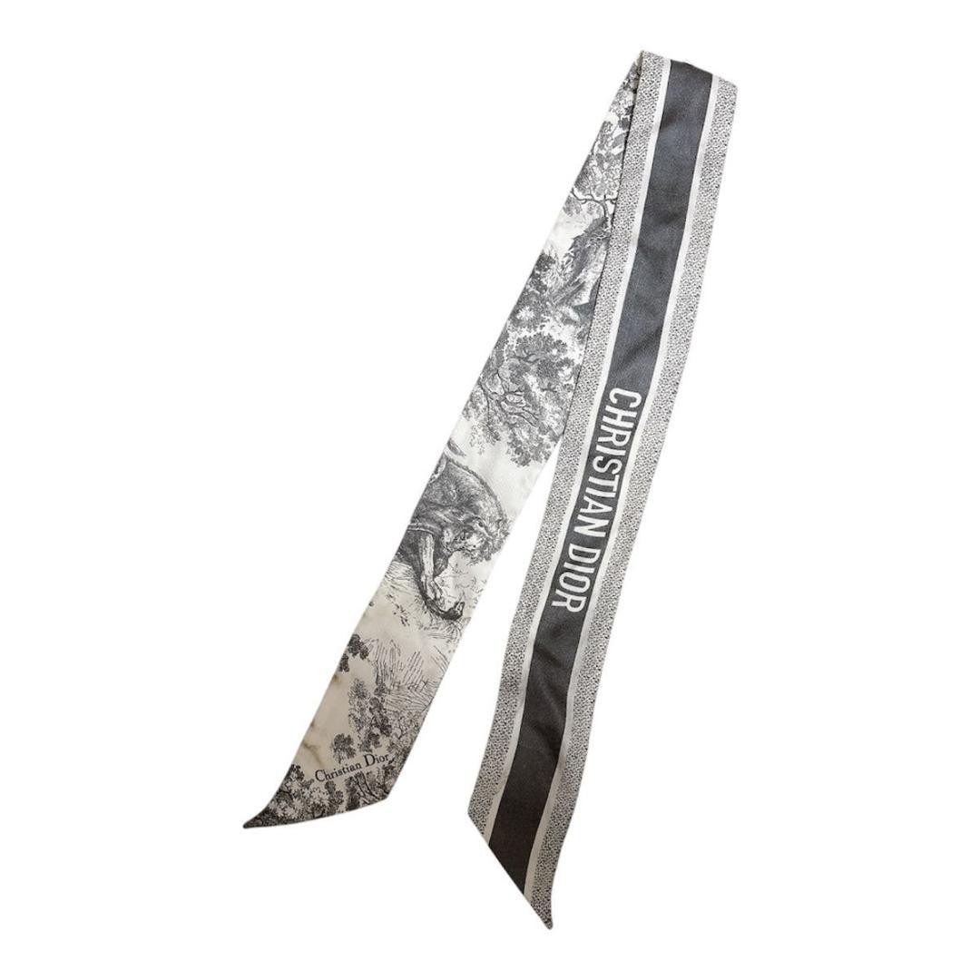 ディオール ミッツァ スカーフ シルク トワル ドゥ ジュイ アニマル柄