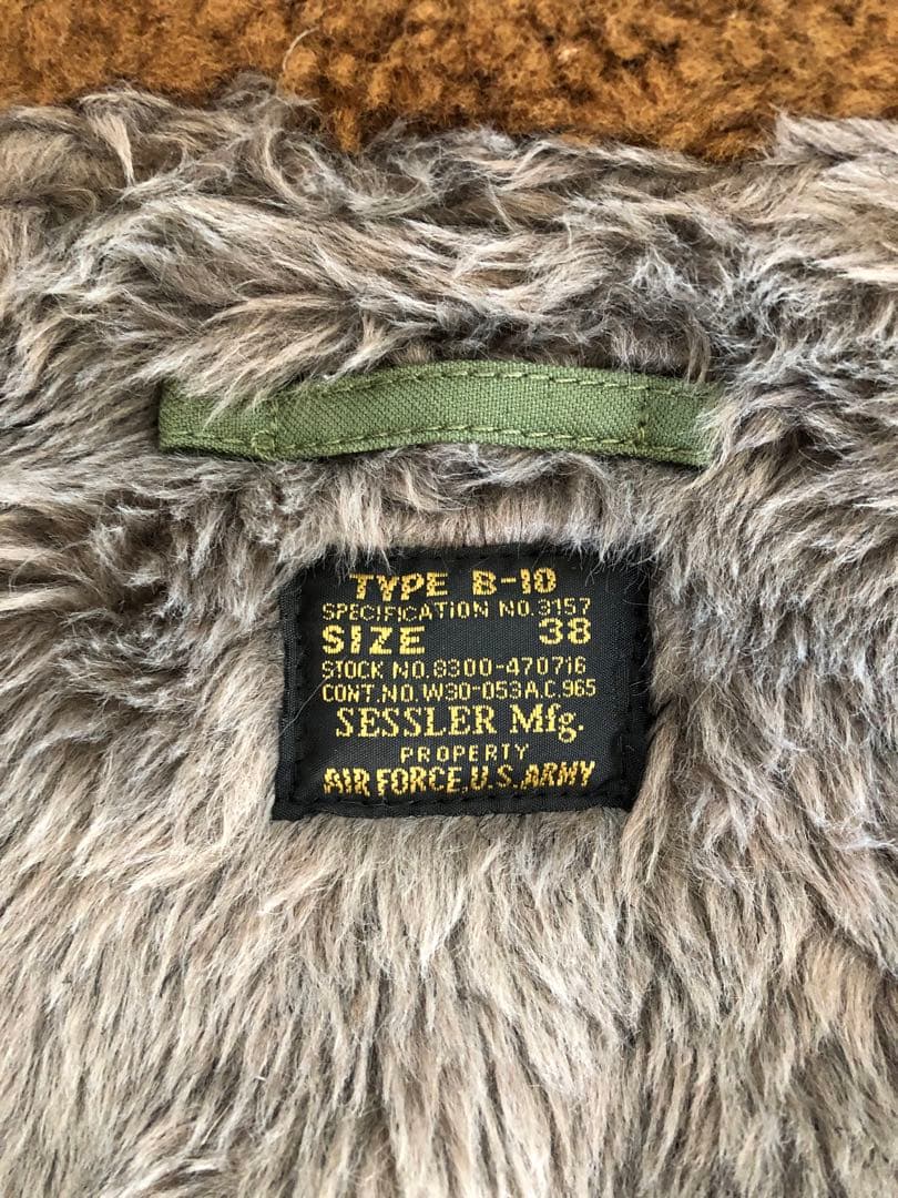 未使用 SESSLER セスラー B-10 サイズ38 中田商店 WW2