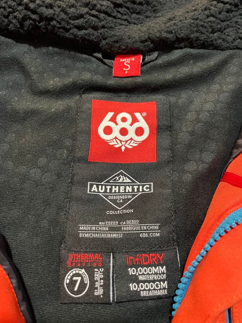 686 スノーボードウェア セット メンズ