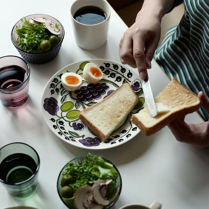 ARABIA/アラビア パラティッシ パープル 21cm プレート 2枚セット