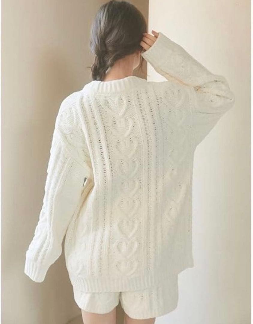 Valentine ハートアランカーディガン