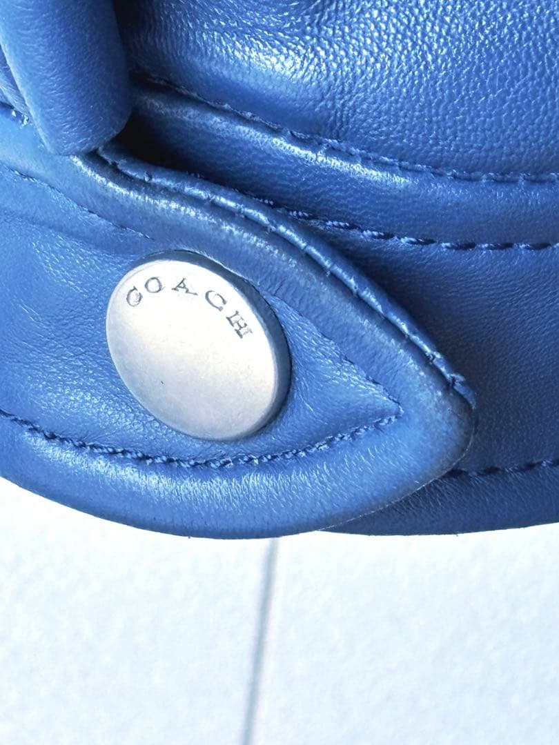 コーチ　COACH レザージャケット　ライダースジャケット　パープル