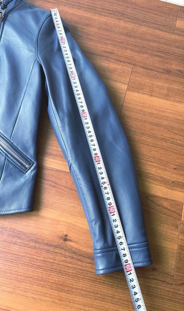 コーチ　COACH レザージャケット　ライダースジャケット　パープル