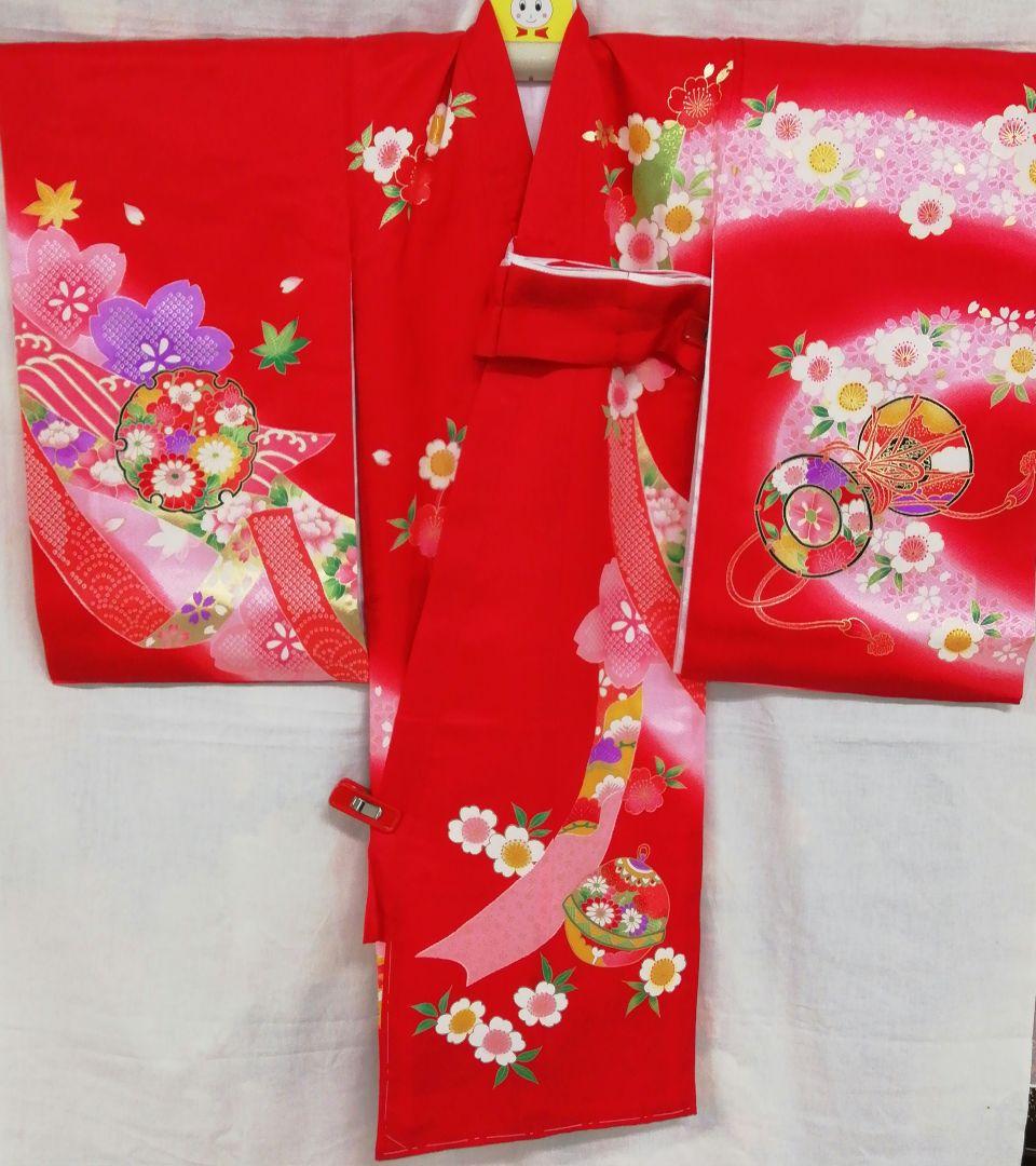 ★少々難あり★お宮参り・七五三女の子正絹初着　1