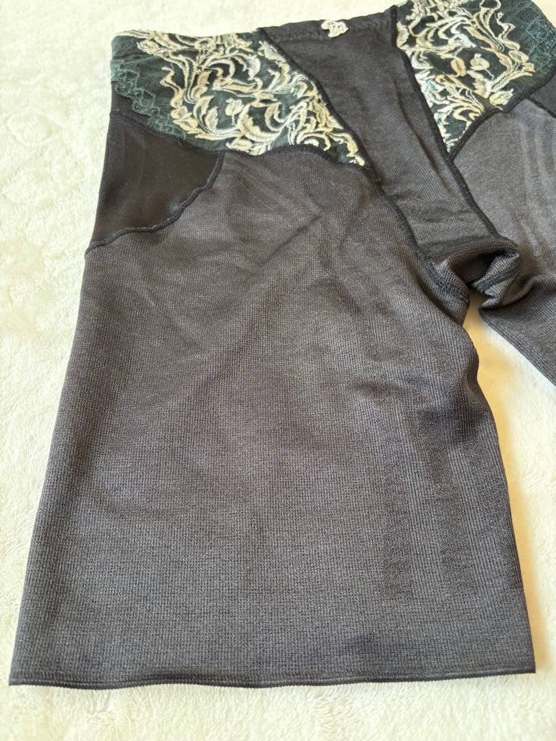 【美品】マルコ 補正下着ロングガードルL-70リベルディーニュ グリーン黒