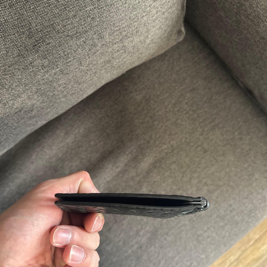 BOTTEGA VENETA 編み込みレザー マネークリップ