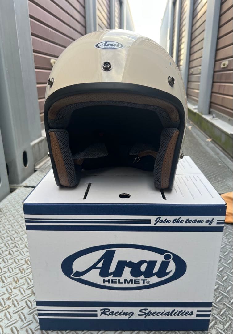 アライ クラシックMOD パイロットホワイト　61-62cm