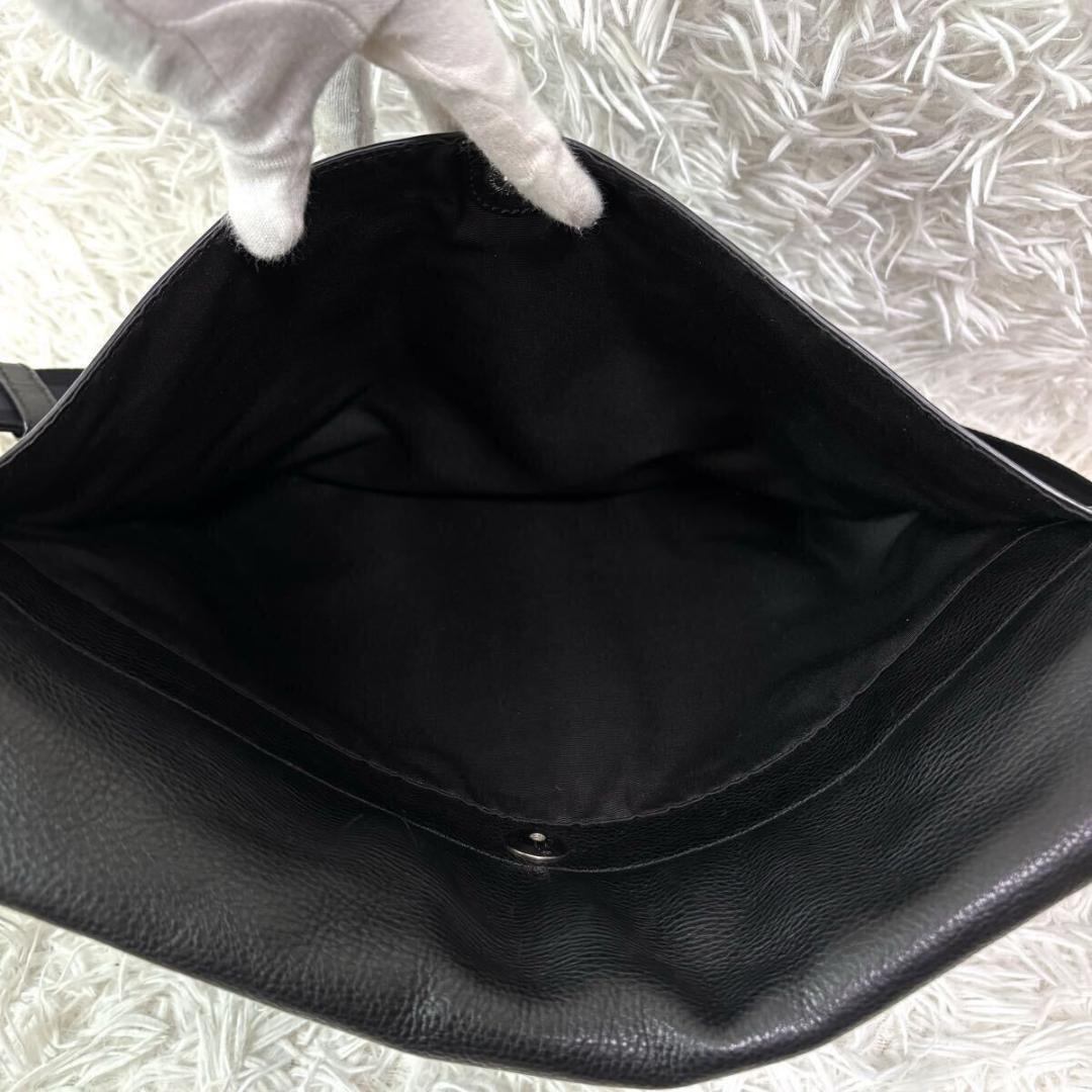 ✨美品✨コーチ メッセンジャーバッグ サリバン スムース ヘリテージ 大容量 黒