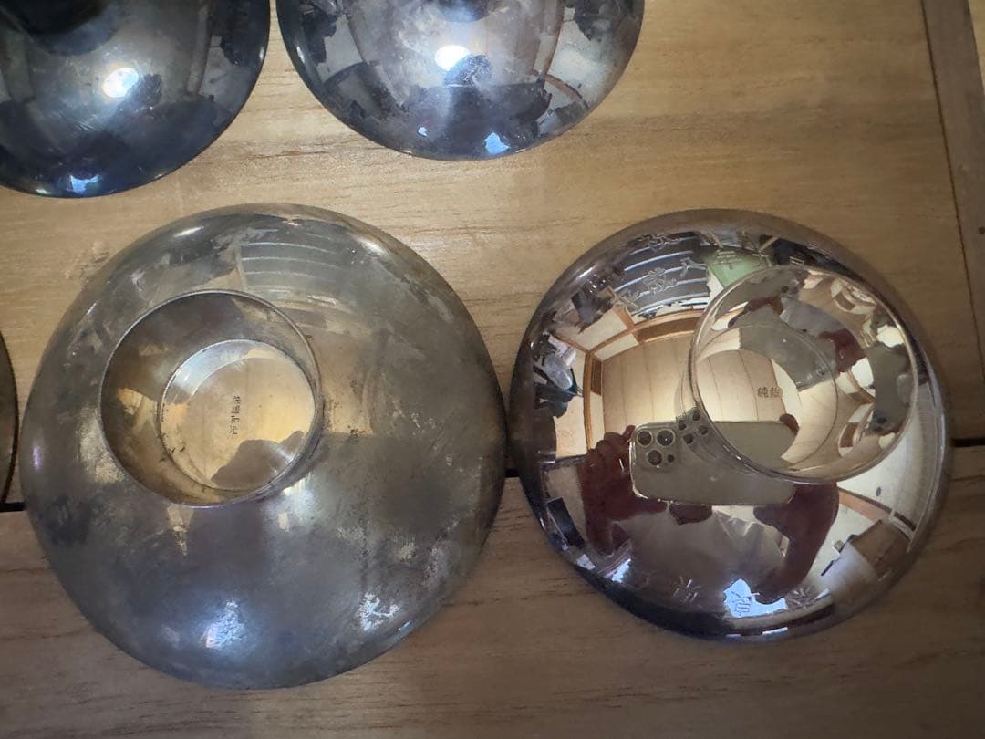 純銀杯　12点　合計580g