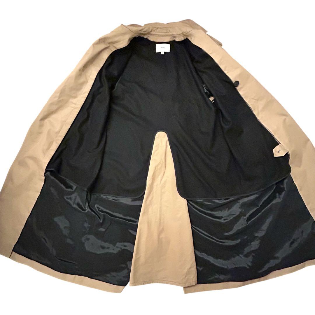 【未使用級❣️23AW】HYKE ビッグフィット トレンチコート M ベージュ