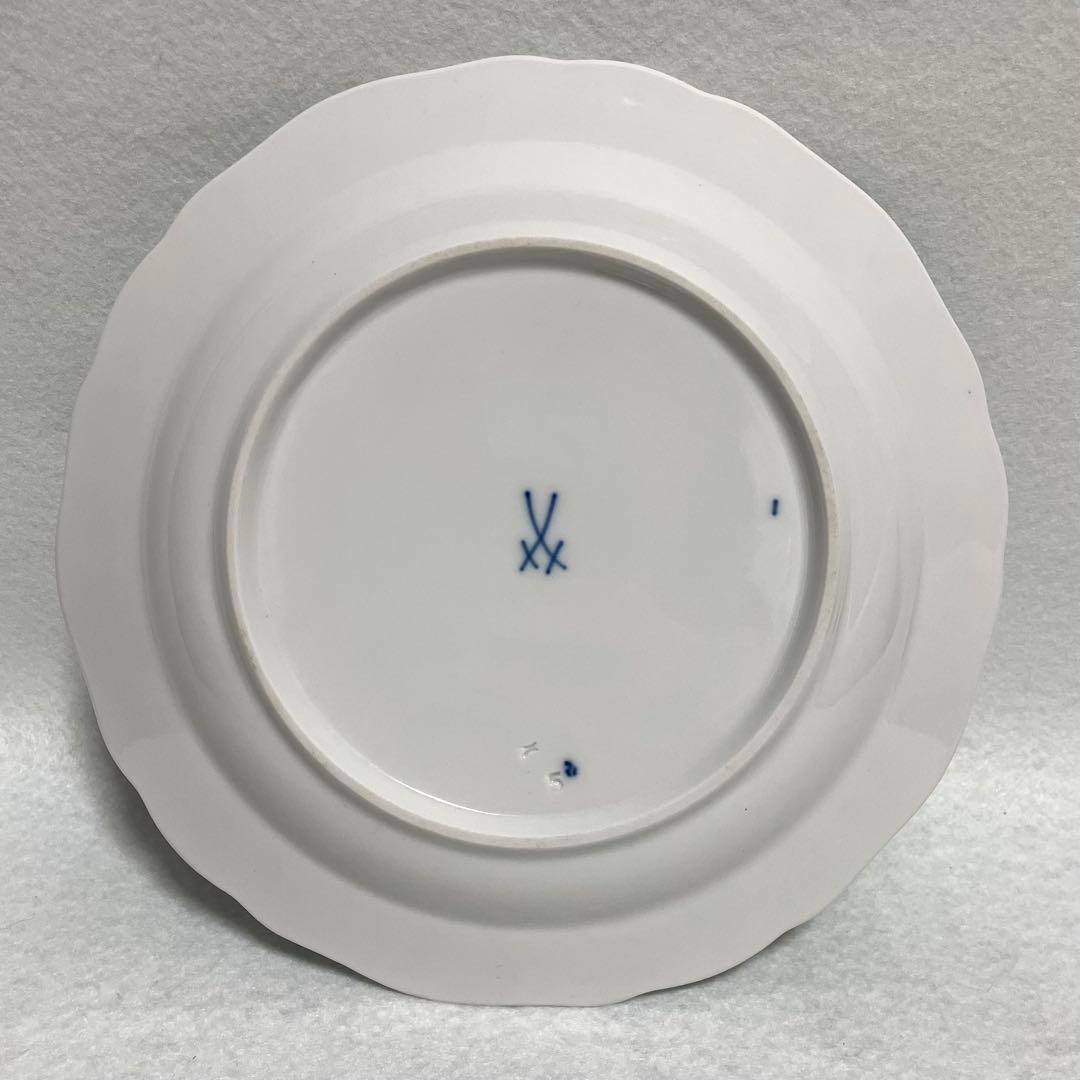 【6点】美品 マイセン ブルーオニオン 18cm プレート