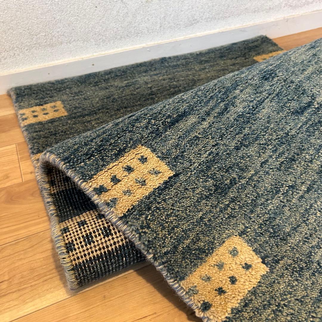 00' インド産 草木染めギャッベ