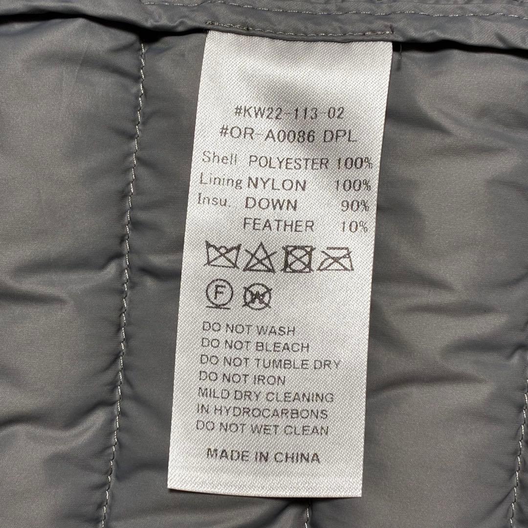 ORCIVAL オーシバル インナーダウンジャケット サイズ4 チャコール