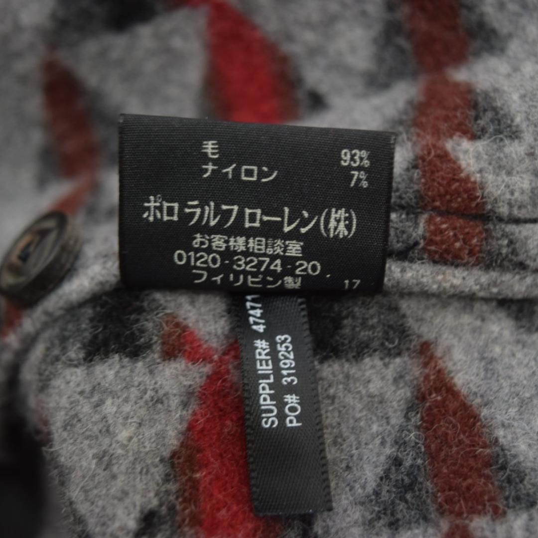 タグ付未使用 ダブルアールエル RRL ネイティブ柄ウールシャツジャケット