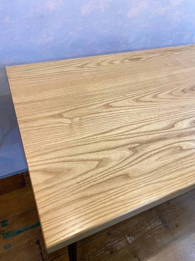 1枚板 アイアン脚 ダイニングテーブル　1点物