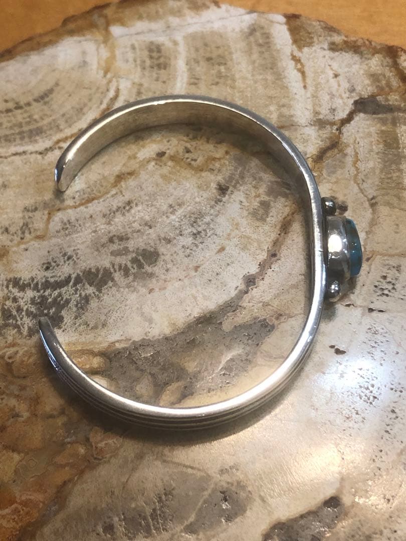 jazzNAVAJO【ナバホ族】作 ナチュラルターコイズバングル