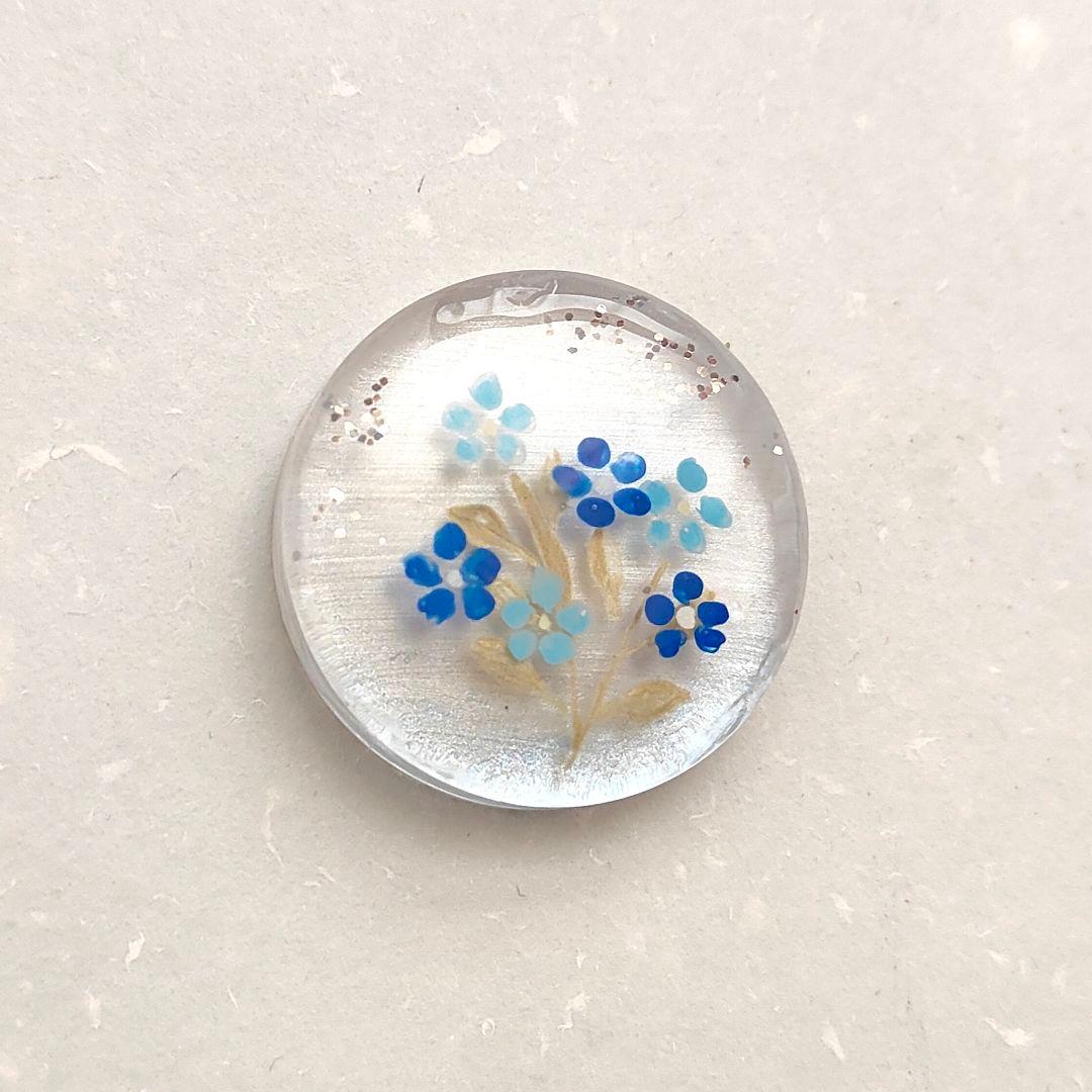 【909】ハンドメイド　レジン　ヘアゴム　ポニーフック