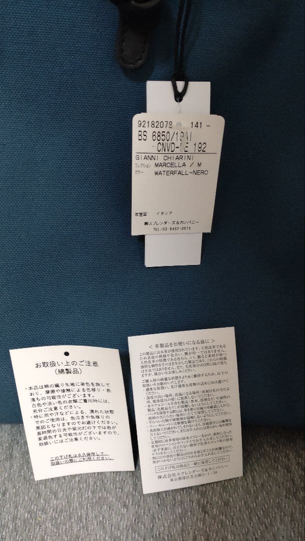 GIANNI CHIARINI マルチェッラ　Mサイズ　キャンバス　バッグ