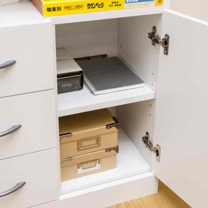 シンプル電話台　DBR/WHカタログ価格34344円