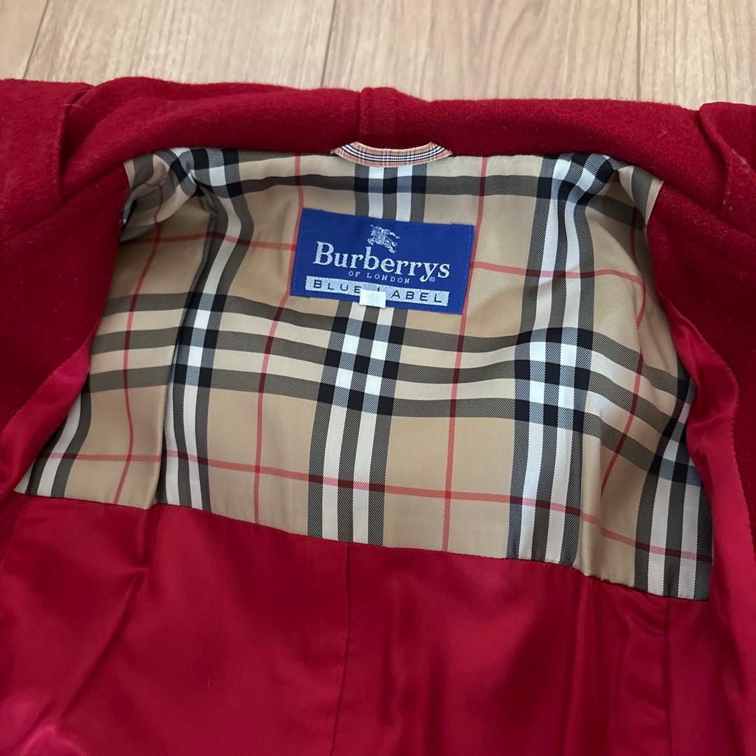 【4日間SALE】Burberrys Blue Label ダッフルコート赤38