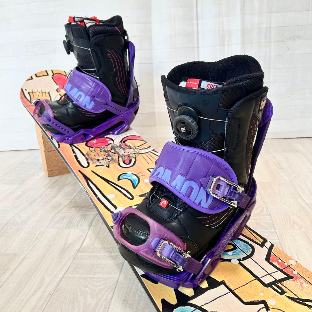 レディースボードセット head ステラロッカ143㎝、head BOA 25㎝