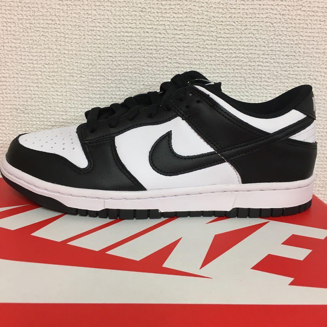 ナイキ ダンクロー パンダ 白黒　24cm おしゃれ　ナイキスニーカー