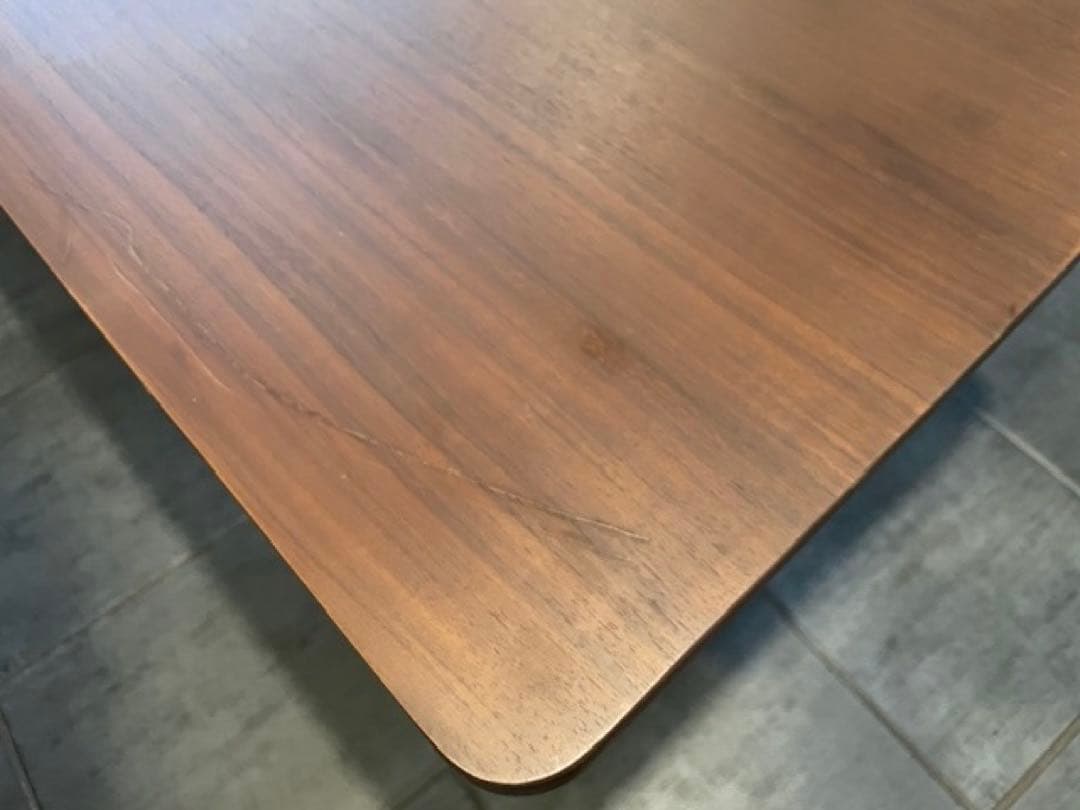 美品■MUJI/無印良品　木製ミドルテーブル　ウォールナット材/リビングテーブル