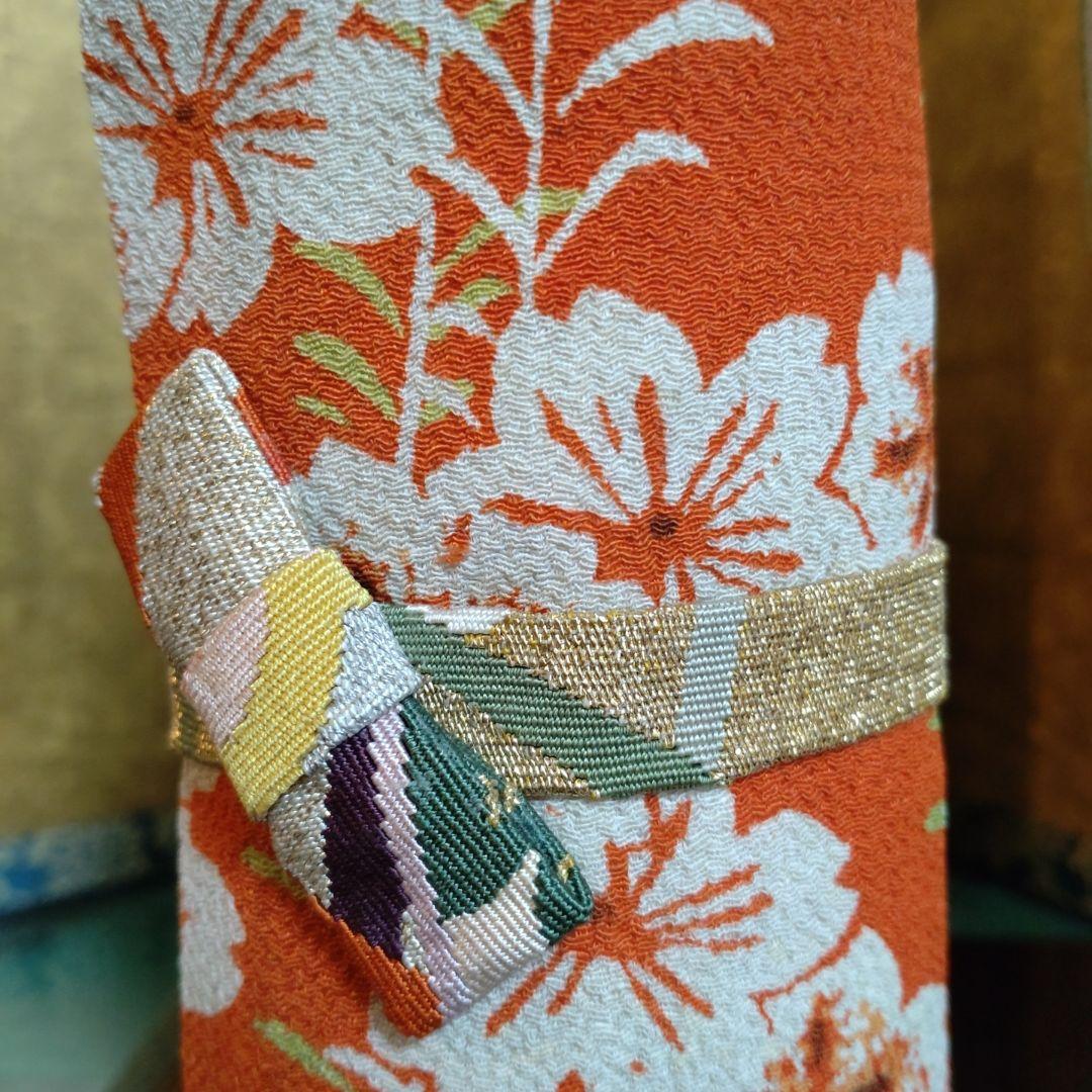 桐塑立雛　男雛の金箔冠 難度の高い女雛の髪型 古布の衣裳